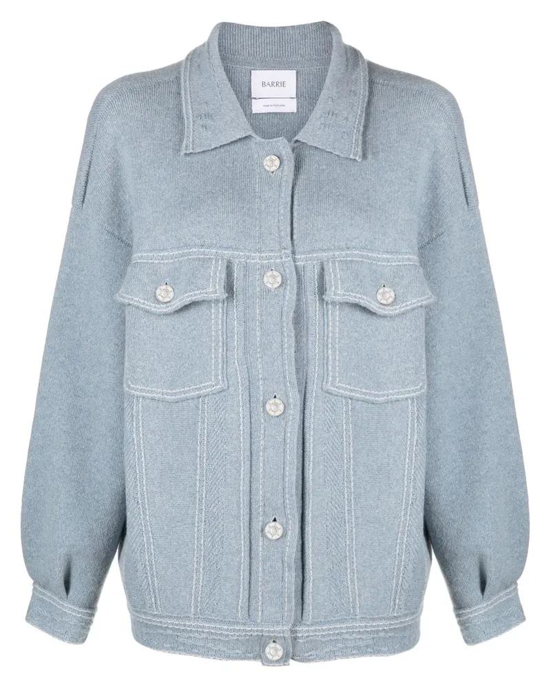 Barrie Geknöpfte Jacke - Blau Blau