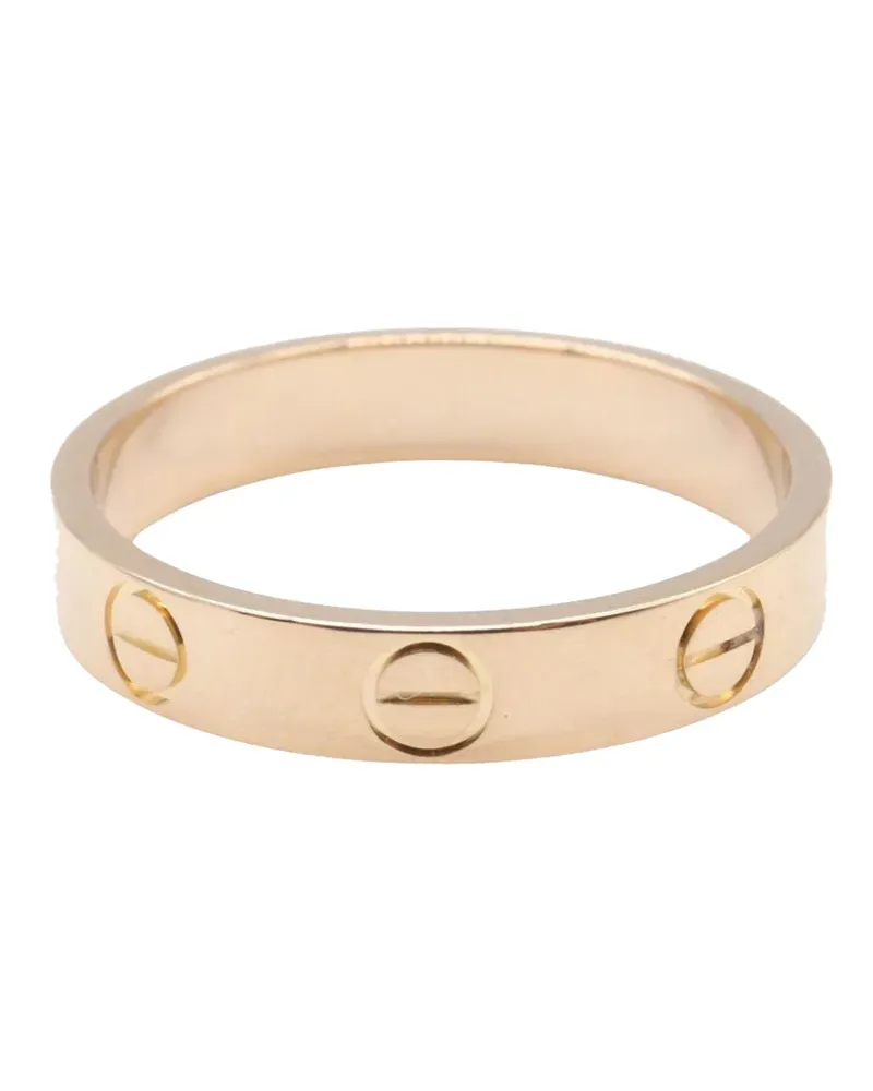 Cartier 2010-2025 kleiner 18kt Love Weißgoldring - Rosa Rosa