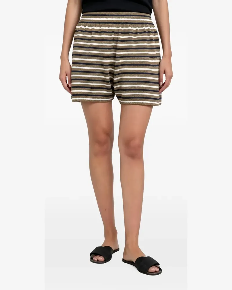 Brunello Cucinelli Shorts mit elastischem Bund - Braun Braun