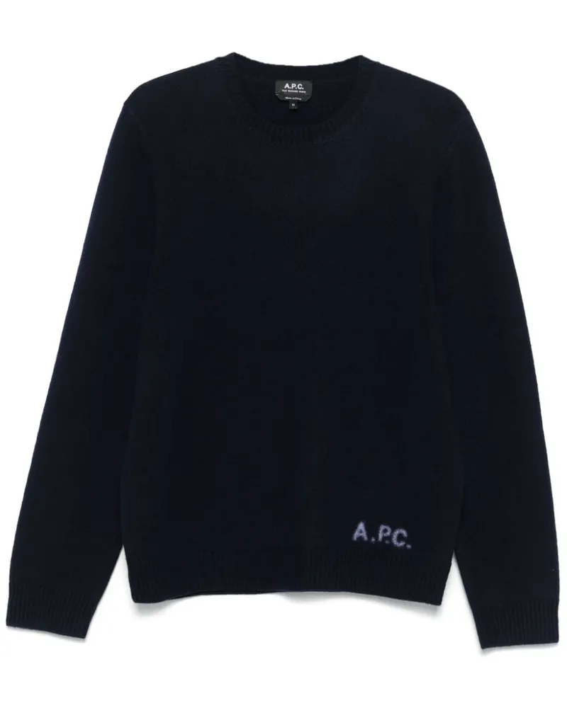 A.P.C. Edward Pullover - Blau Blau