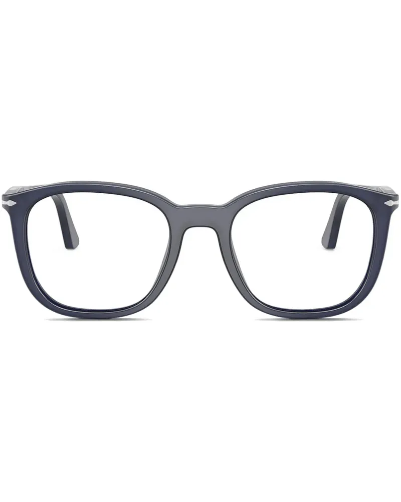 Persol Brille mit eckigem Gestell - Blau Blau