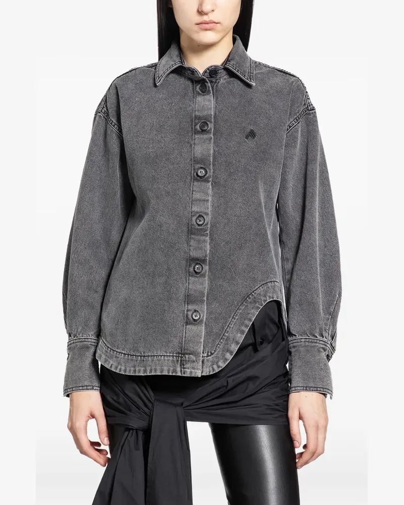 ATTICO Asymmetrisches Eliza Hemd - Grau Grau