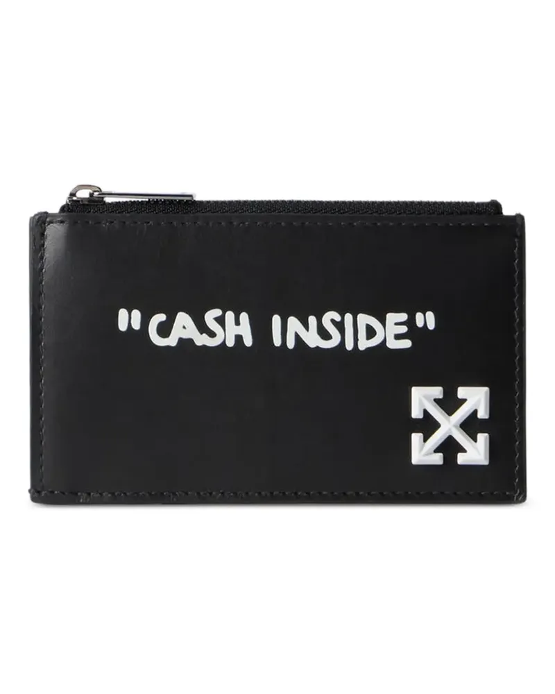 OFF-WHITE Jitney Quote Kartenetui - Schwarz Schwarz
