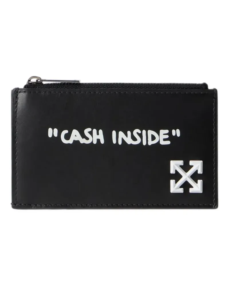 OFF-WHITE Jitney Quote Kartenetui - Schwarz Schwarz