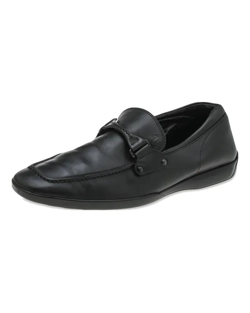 TOD'S penny strap leather loafers - Schwarz Schwarz
