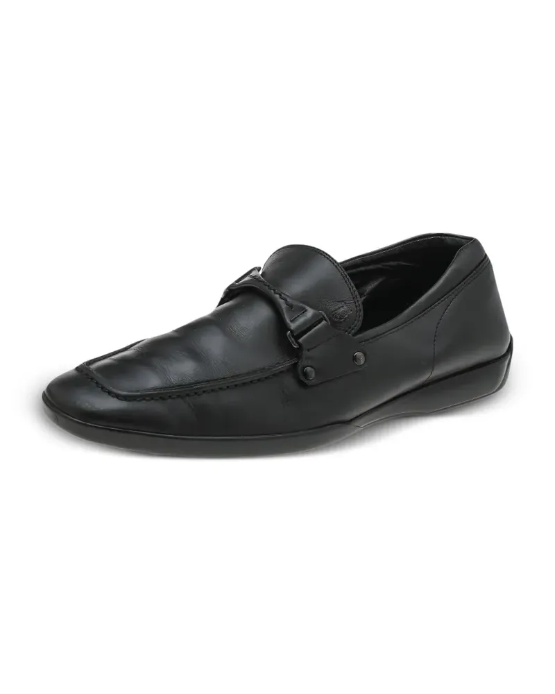 TOD'S penny strap leather loafers - Schwarz Schwarz