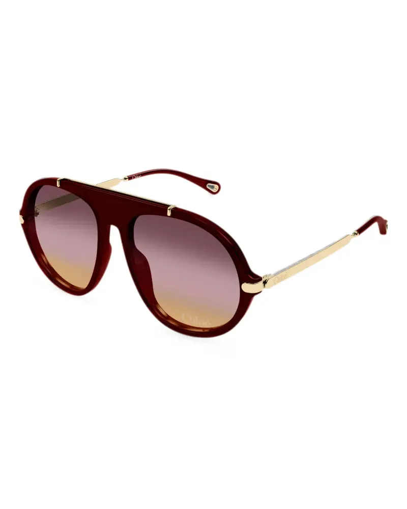Chloé Sonnenbrille mit Farbverlauf-Optik - Braun Braun