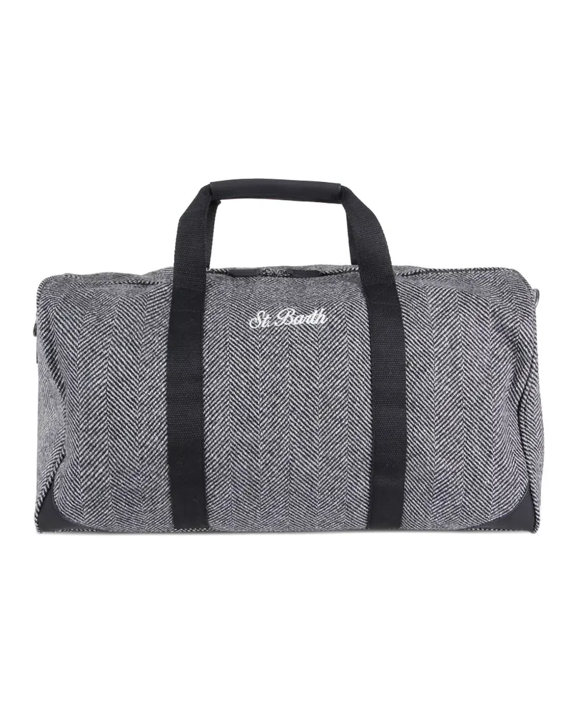 MC2 Saint Barth Jetleg herringbone duffle bag - Grau Grau