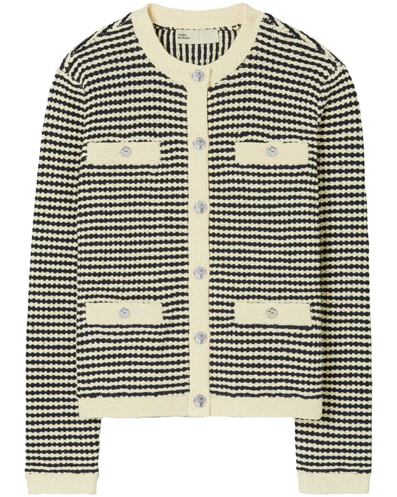 Tory Burch Kendra Cardigan - Weiß Weiß