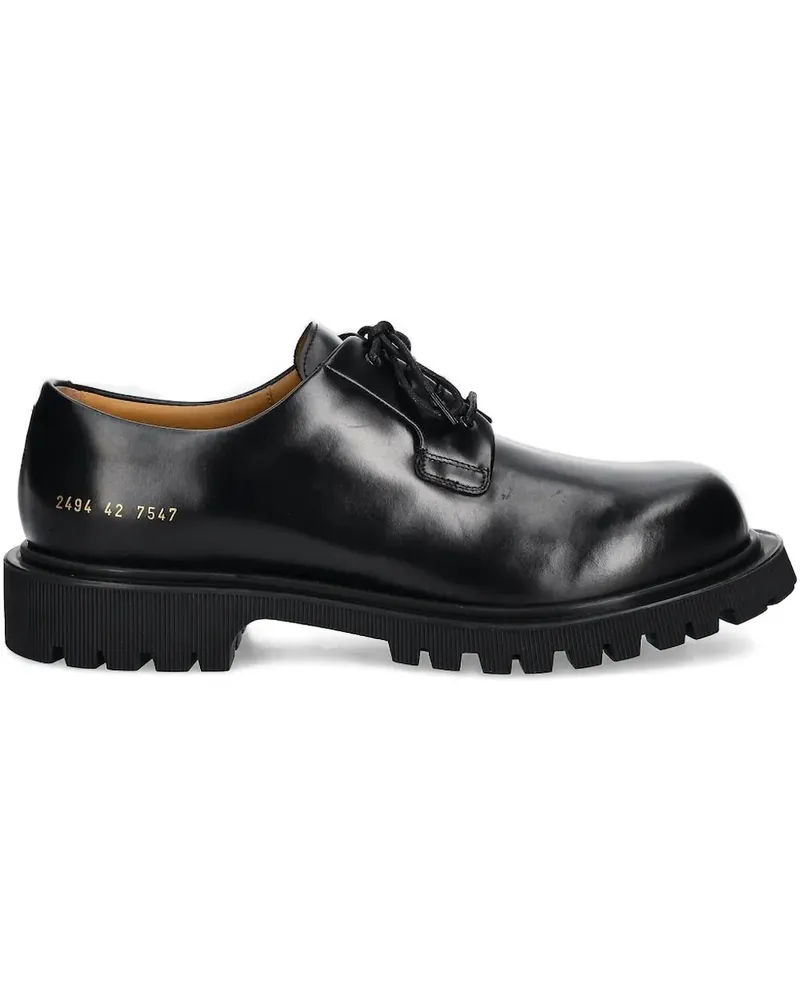Common Projects Klassische Derby-Schuhe - Schwarz Schwarz