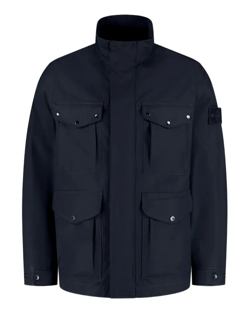 Stone Island patch-pocket jacket - Blau Blau