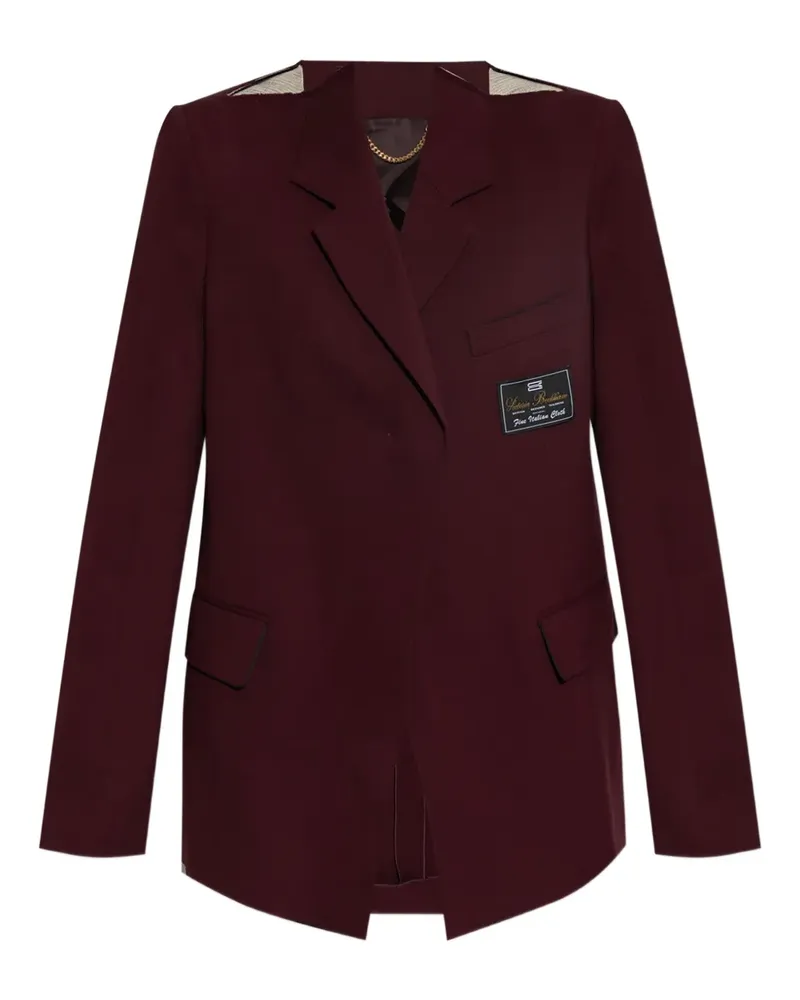 Victoria Beckham Einreihiges Sakko - Rot Rot