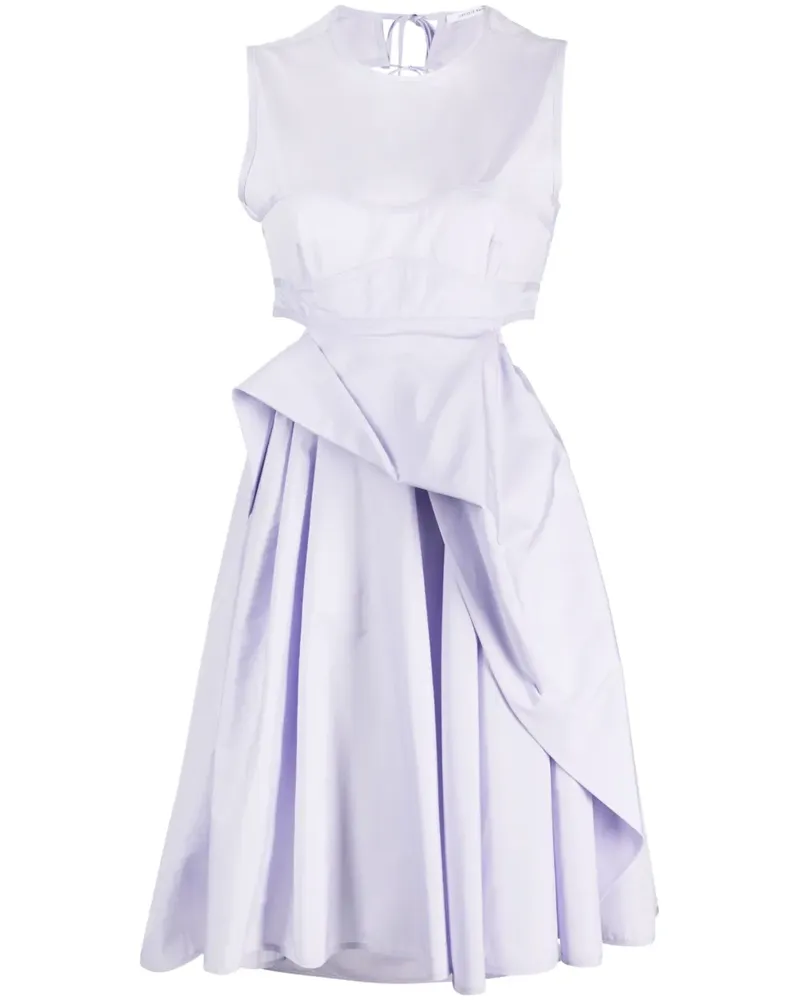 Cecilie Bahnsen Minikleid mit Cut-Out - Violett Violett