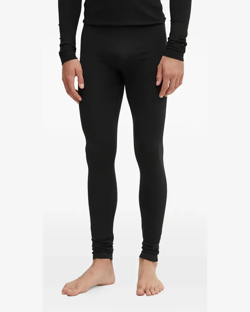 Haglöfs Baselayer-Top mit Logo-Bund - Schwarz Schwarz