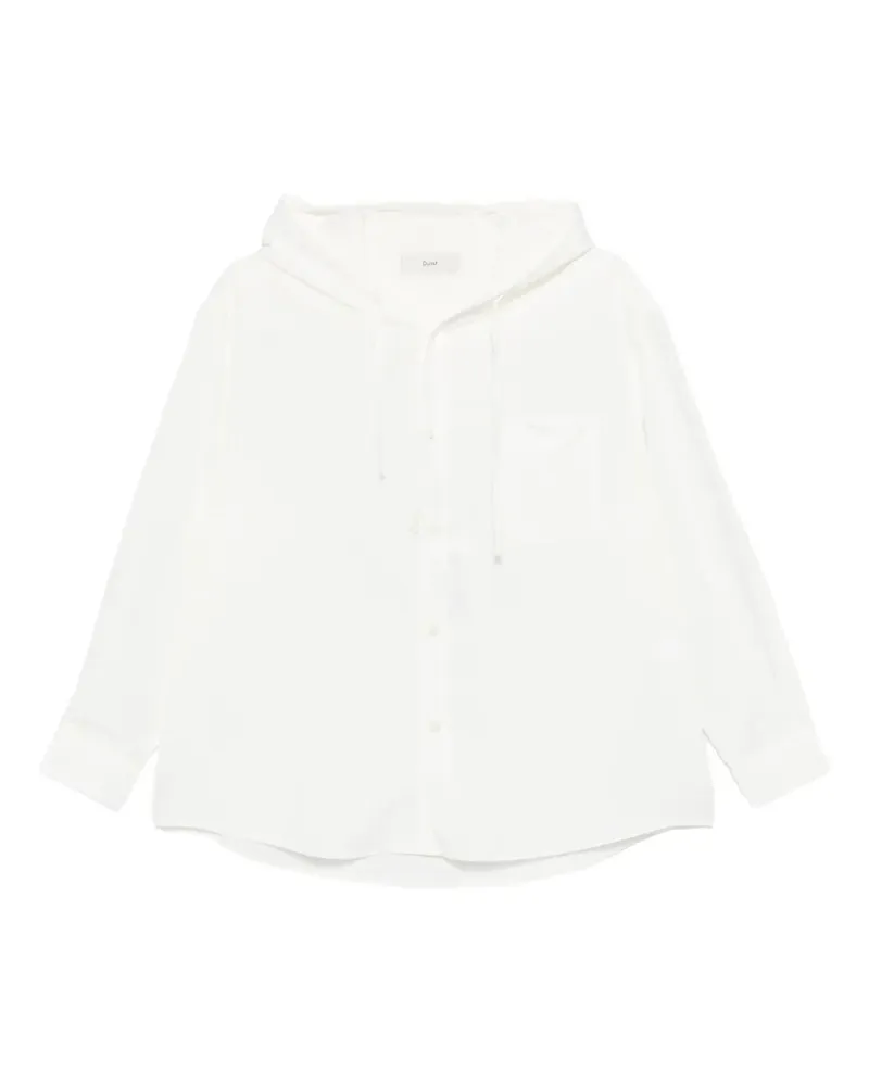 Dunst hooded shirt - Weiß Weiß
