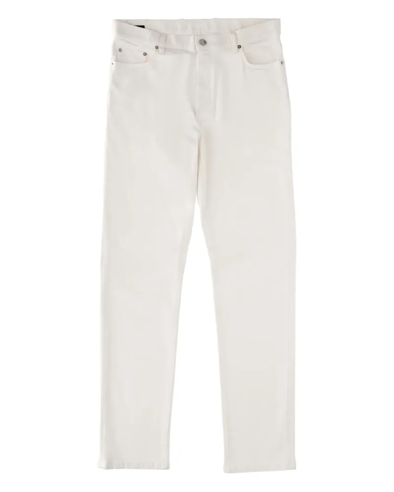 Ermenegildo Zegna Jeans mit Knopfverschluss - Weiß Weiß