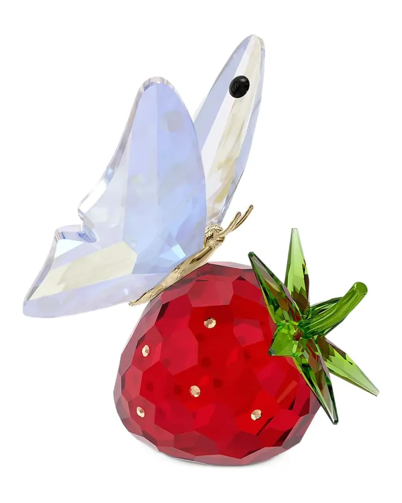 Swarovski Idyllia Figur mit Schmetterling - Rot Rot