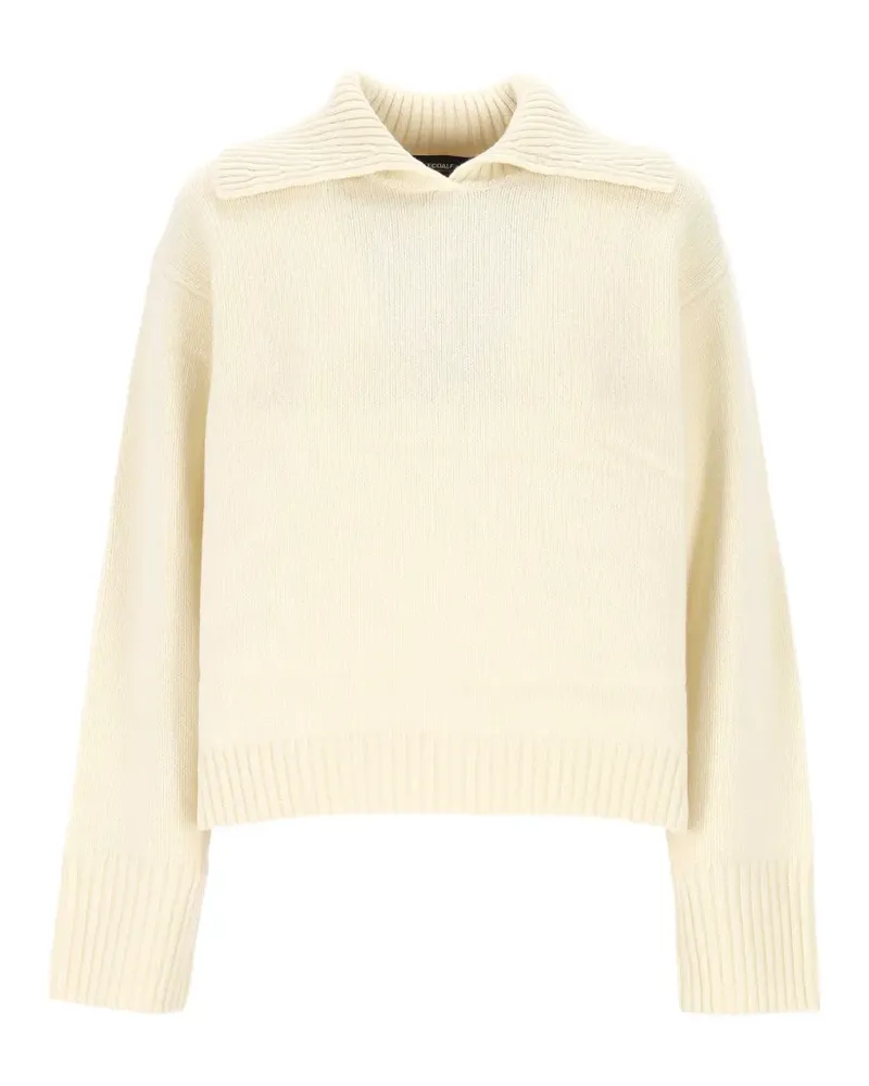 ECOALF Adria Pullover mit geripptem Kragen - Nude Nude