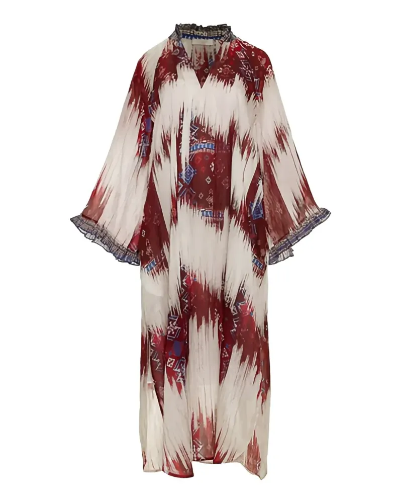 Devotion Freesia Kleid mit V-Ausschnitt - Weiß Weiß