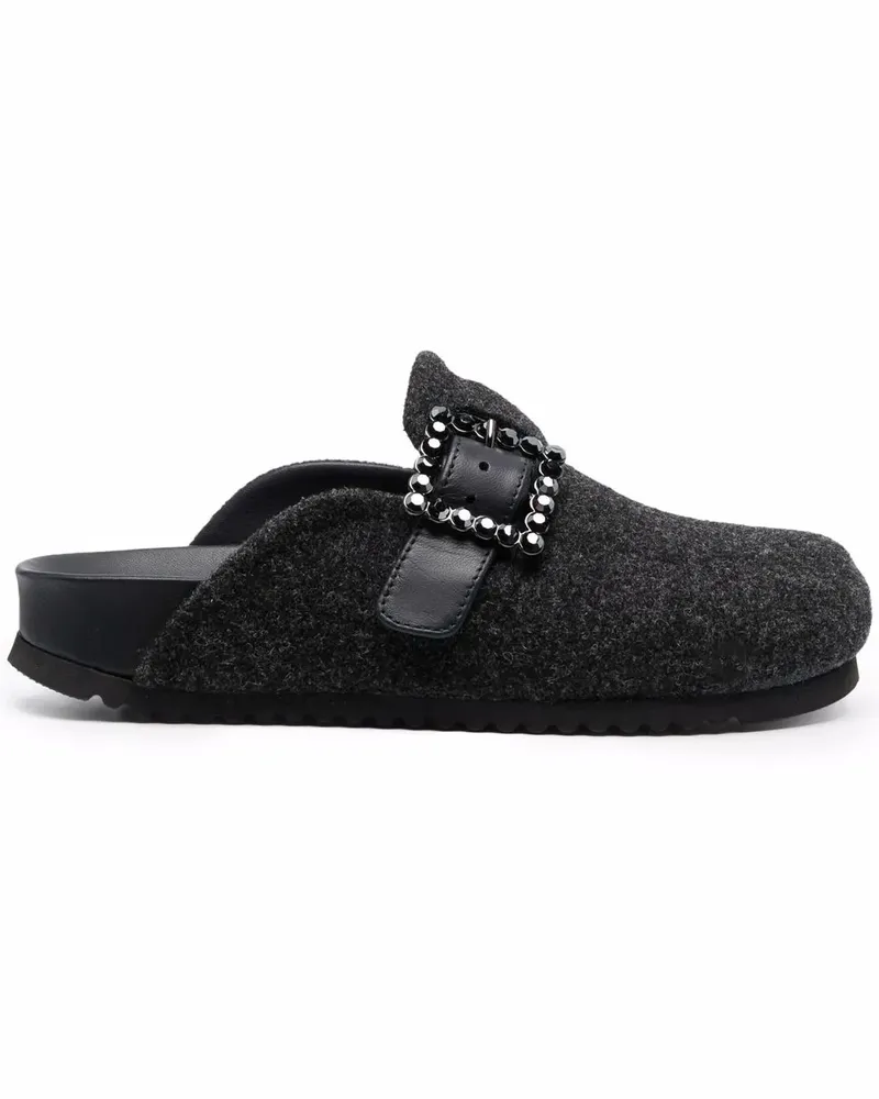 Le Silla Rita Slipper - Schwarz Schwarz