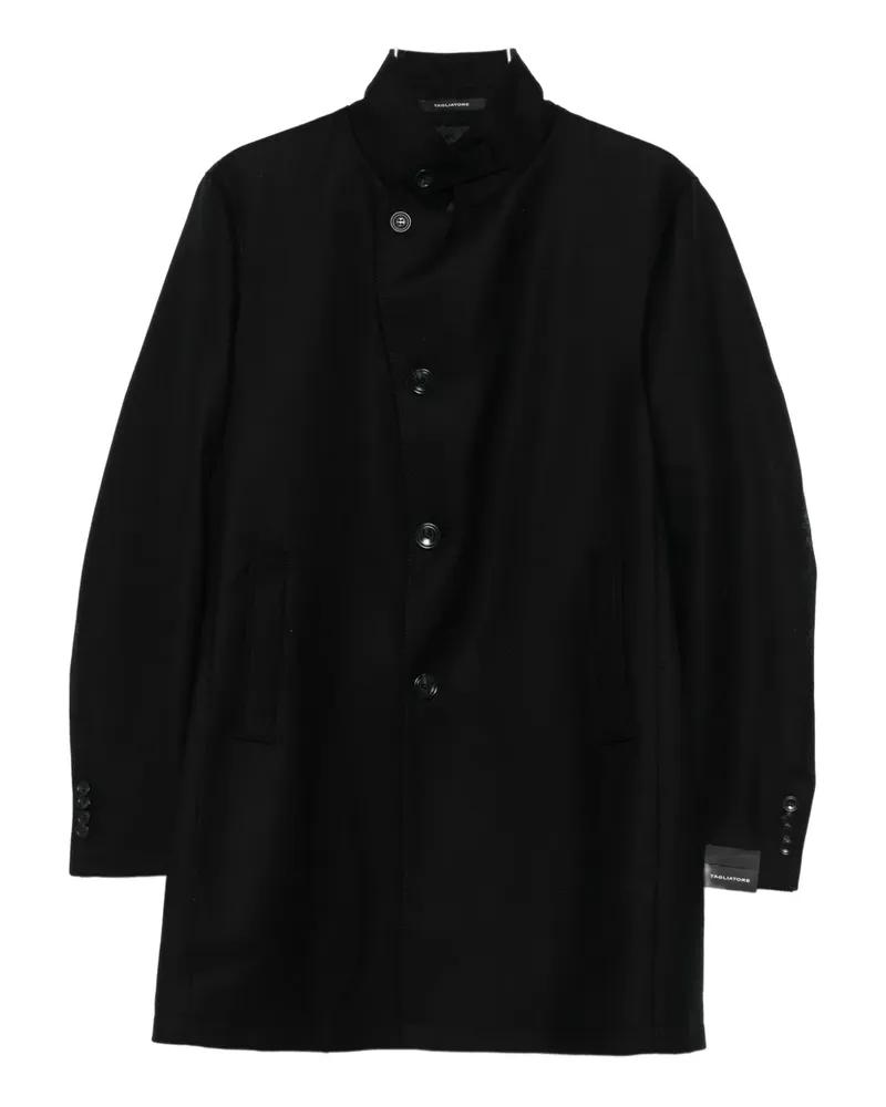 Tagliatore buttoned coat - B1111 BLACK B1111