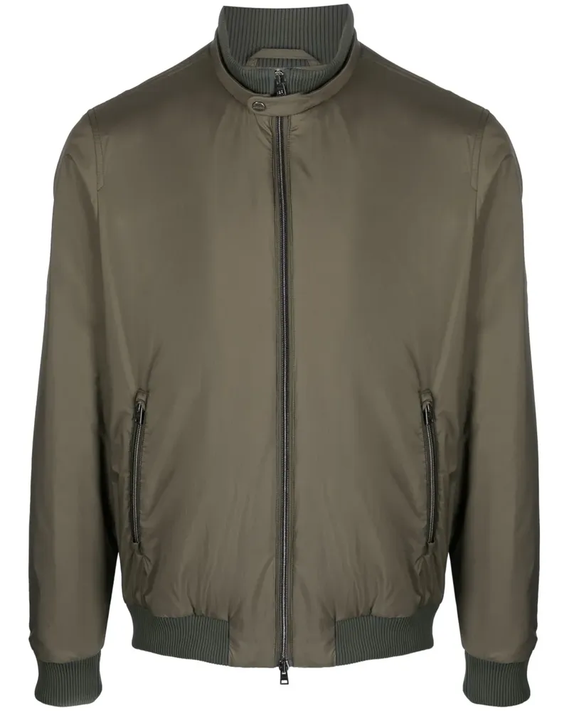 Herno Bomberjacke mit Reißverschluss - Grün Grün