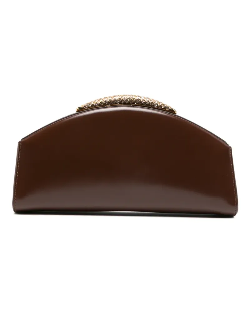 Giuseppe Zanotti Atena Clutch - Braun Braun