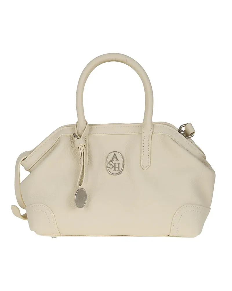 ash Josephine logo-plaque leather shoulder bag - Nude Nude