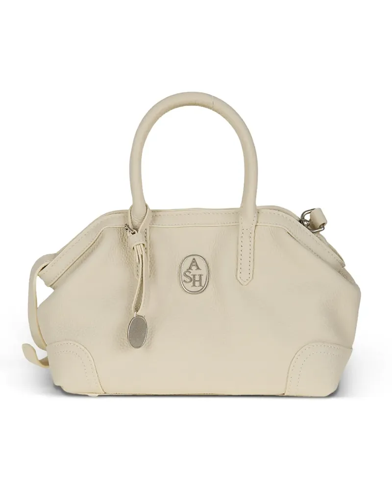 ash Josephine logo-plaque leather shoulder bag - Nude Nude
