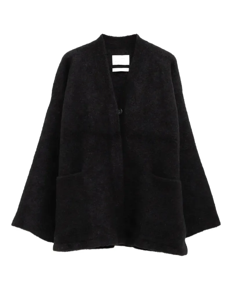 Lauren Manoogian Double Face button-fastening knitted cardigan - Schwarz Schwarz