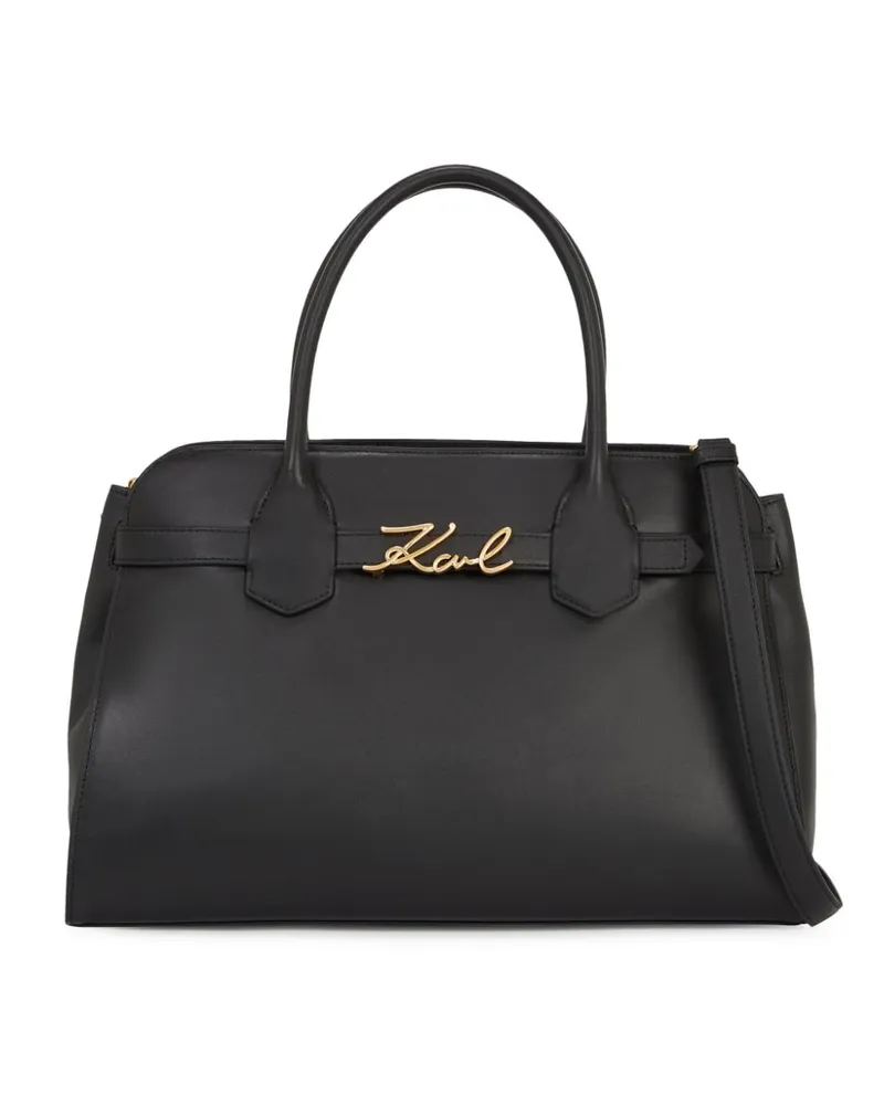 Karl Lagerfeld Handtasche mit Logo - Schwarz Schwarz