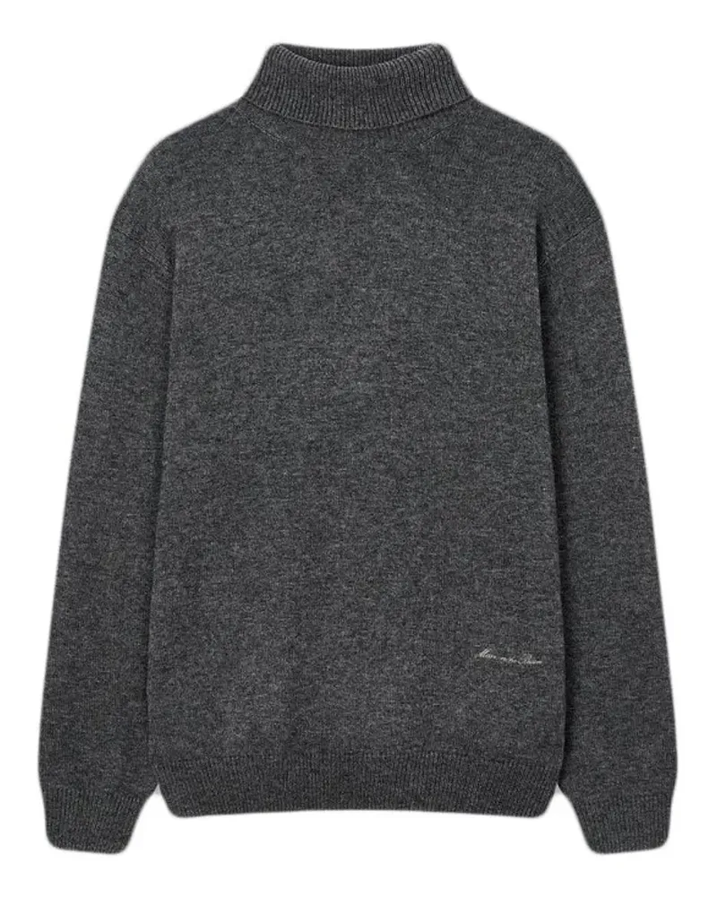 ManOnTheBoon Pullover mit Rollkragen - Grau Grau