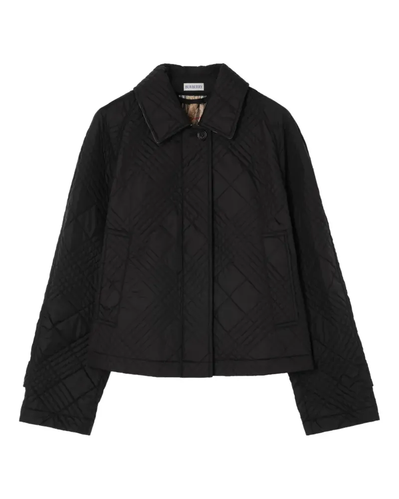Burberry Gesteppte Tiffield Nylonjacke - Schwarz Schwarz