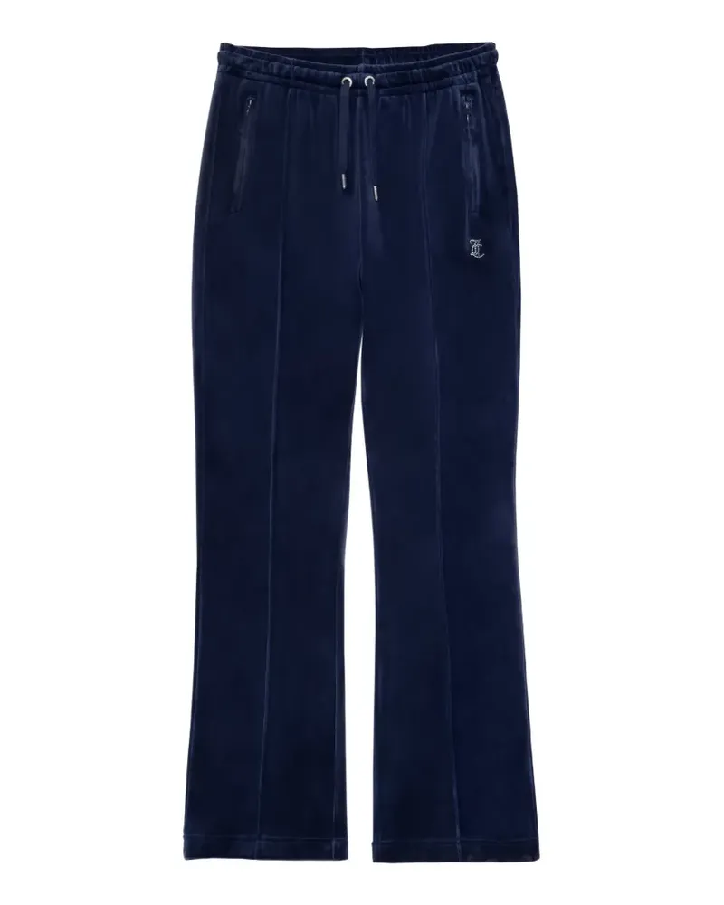 Juicy Couture Velours-Jogginghose mit Strass - Blau Blau