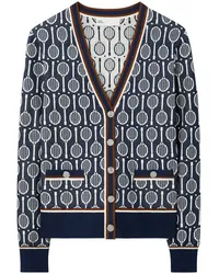 Tory Burch Cardigan aus Tech-Strick Blau