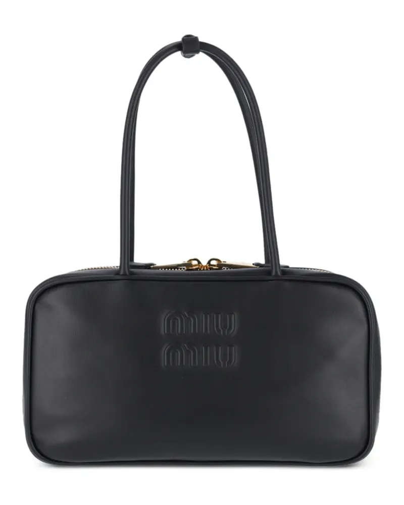 Miu Miu Beau Tasche mit Henkel - Schwarz Schwarz