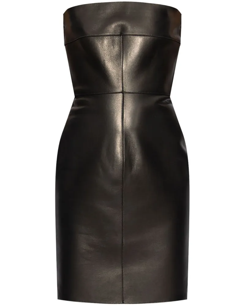 Dsquared2 Minikleid aus Leder - Schwarz Schwarz