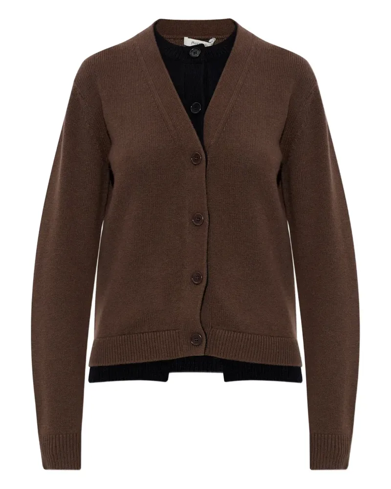 J.W.Anderson button-front wool cardigan - Braun Braun