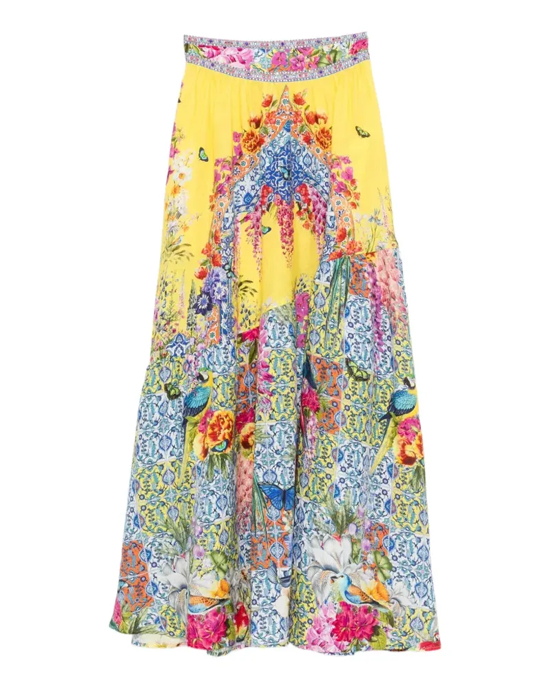 Camilla floral skirt - Gelb Gelb