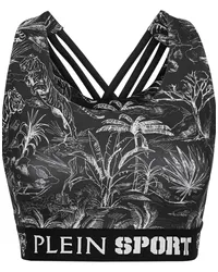 Philipp Plein Sport-Tanktop mit grafischem Print Schwarz