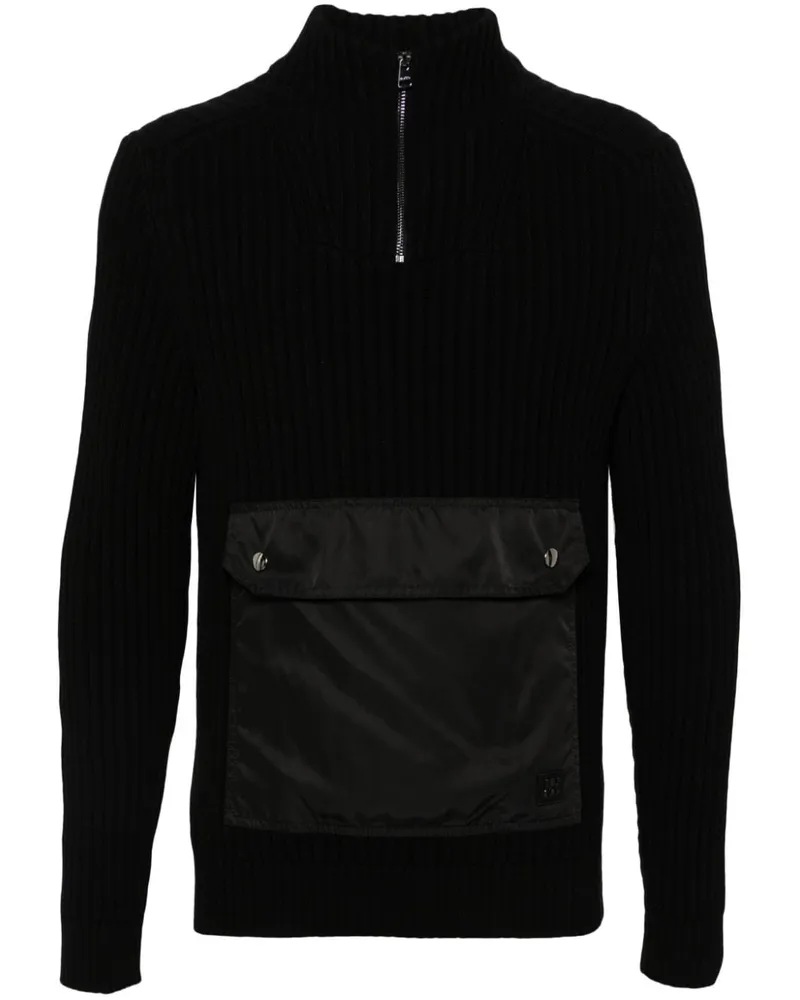 HUGO BOSS Syber Pullover - Schwarz Schwarz