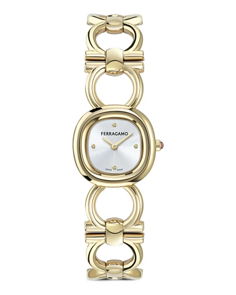 Ferragamo Double Gancini Armbanduhr 22mm - Gold Gold