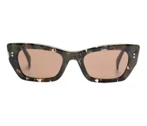 Cat-Eye-Sonnenbrille mit Camouflage-Print