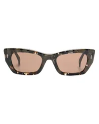 Kenzo Cat-Eye-Sonnenbrille mit Camouflage-Print Grün