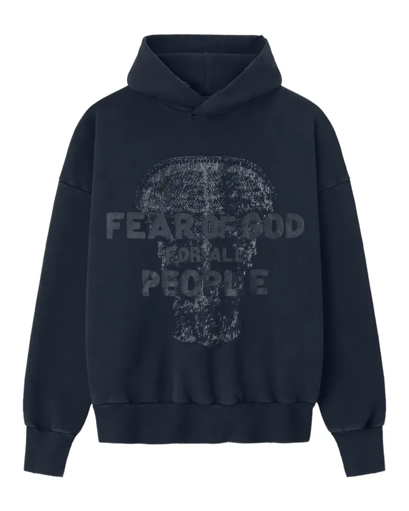 Fear of God Hoodie mit grafischem Print - Grau Grau