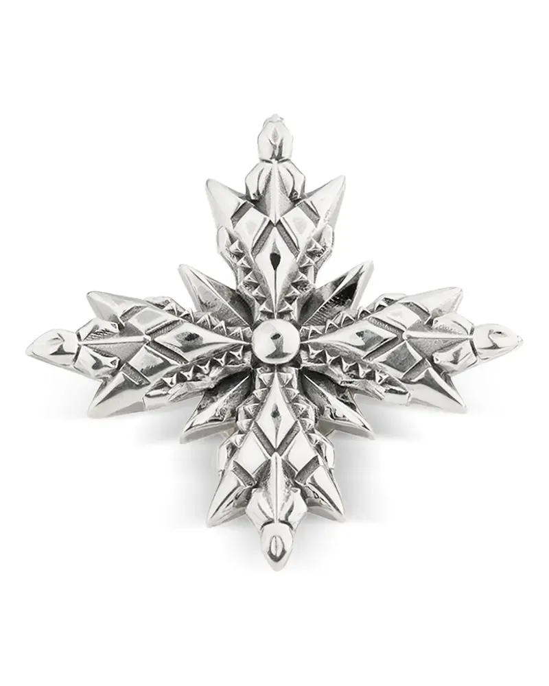 Emanuele Bicocchi Stella Ventis Brosche mit Sternmotiv - Silber Silber