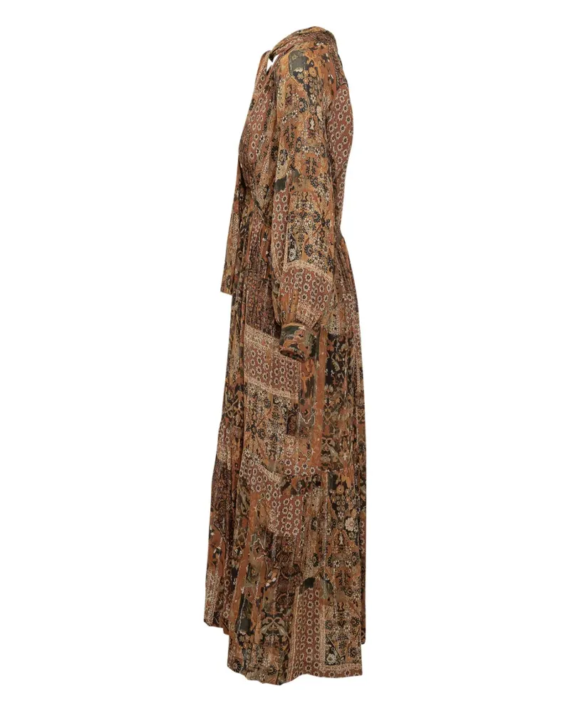 ba&sh Gestuftes Kleid - Braun Braun