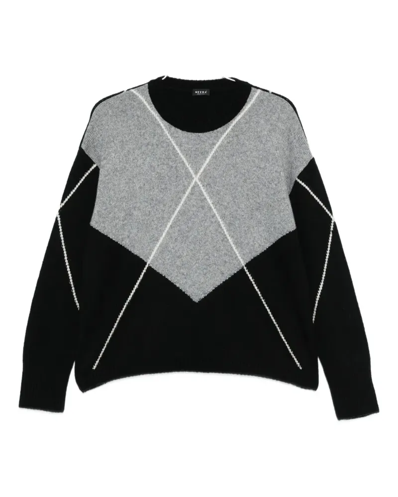 NEERA argyle knitwear - Grau Grau