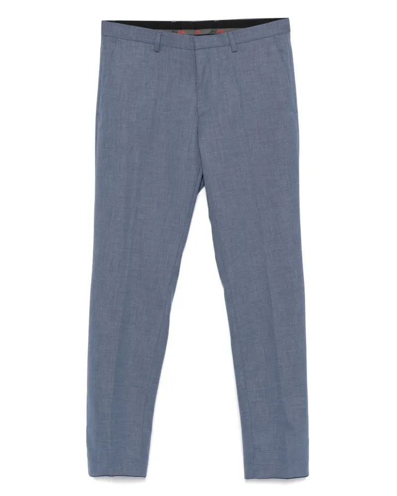 HUGO BOSS Hose mit Bügelfalten - Blau Blau