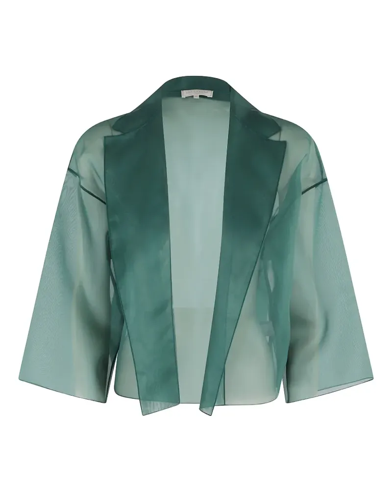 Antonelli Firenze Cropped-Jacke mit Rundhalsausschnitt - Grün Grün